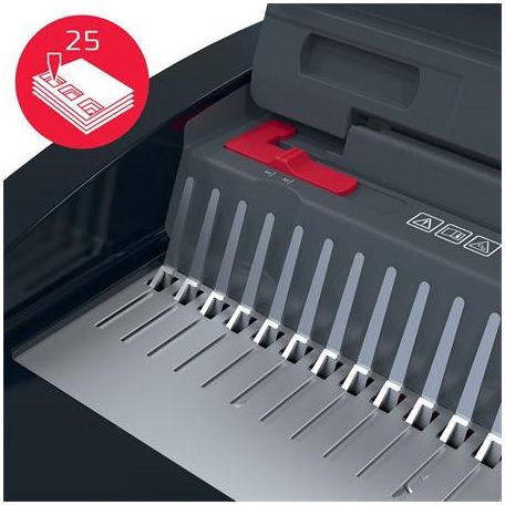 GBC Spirálozógép, műanyag spirálkötéshez, elektromos, 390 lap, GBC "CombBind CB25E"