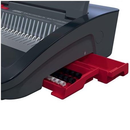 GBC Spirálozógép, műanyag spirálkötéshez, elektromos, 390 lap, GBC "CombBind CB25E"