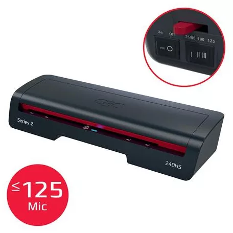 GBC Laminálógép, A3, 75-125 mikron, GBC "240HS Home Office"