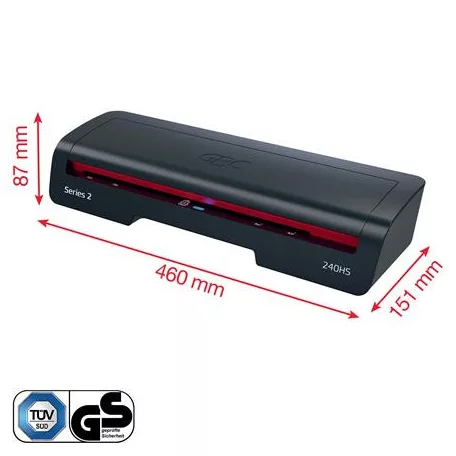 GBC Laminálógép, A3, 75-125 mikron, GBC "240HS Home Office"