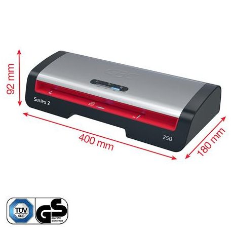 GBC Laminálógép, A4, 75-125 mikron, GBC "250 Office"