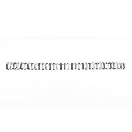 GBC Spirál, fém, 3:1, 8 mm, 70 lap, GBC "WireBind", fekete