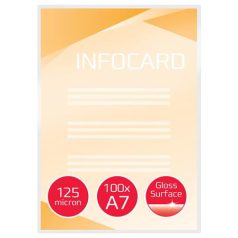 GBC Meleglamináló fólia, 125 mikron, A7, GBC