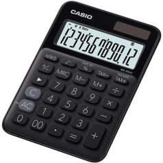   CASIO Számológép, asztali, 12 számjegy, CASIO, "MS 20 UC", fekete