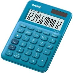   CASIO Számológép, asztali, 12 számjegy, CASIO, "MS 20 UC", kék