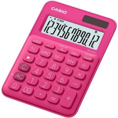   CASIO Számológép, asztali, 12 számjegy, CASIO, "MS 20 UC", magenta