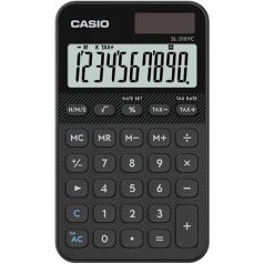   CASIO Zsebszámológép, 10 számjegy, CASIO "SL 310 YC", fekete