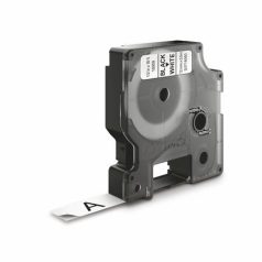   DYMO Feliratozógép szalag, tartós poliészter 12 mm x 5,5 m, DYMO "D1", fehér-fekete