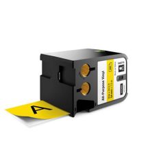   DYMO Feliratozógép szalag, vinil, 54 mm x 7 m, DYMO, "XTL", sárga-fekete