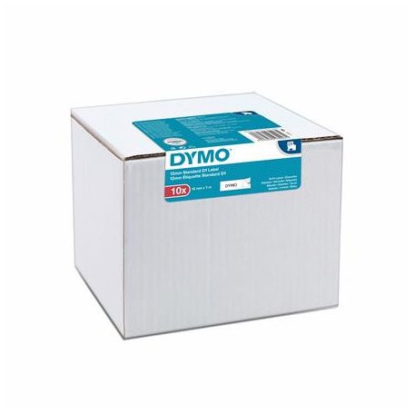 DYMO Feliratozógép szalag készlet, 12 mm x 7 m, DYMO "D1", fehér-fekete