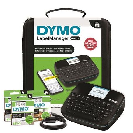 DYMO Elektromos feliratozógép, kézi, DYMO "LabelManager® Executive 640 CB"
