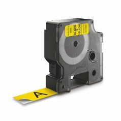   DYMO Feliratozógép szalag, 19 mm x 7 m, DYMO "D1", sárga-fekete