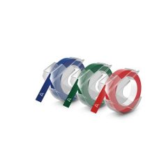   DYMO Feliratozógép szalag, 9 mm x 3 m, DYMO "3D", piros