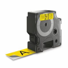   DYMO Feliratozógép szalag, 24 mm x 7 m, DYMO "D1", sárga-fekete