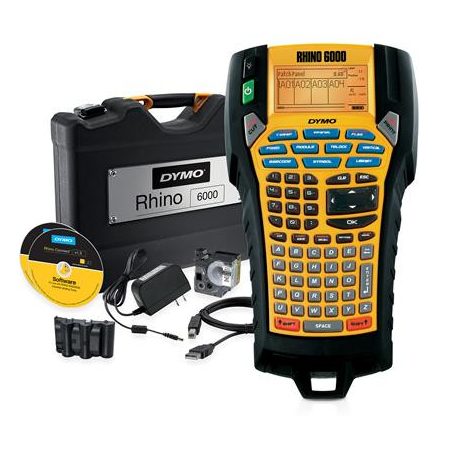 DYMO Elektromos feliratozógép, DYMO "Rhino 6000" készlet táskában