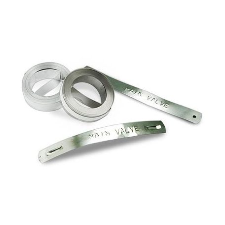 DYMO Feliratozógép szalag, rozsdamentes acél, 12 mm x 6,4 m, DYMO "M1011"