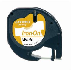  DYMO Feliratozógép szalag, vasalható, 12 mm x 2 m, DYMO "Letratag", fehér