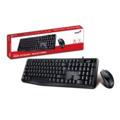   GENIUS Egér- és billentyűzet készlet, vezetékes, USB, HUN,GENIUS "KM-170", fekete