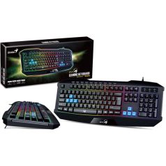   GENIUS Billentyűzet, vezetékes, USB, HUN, gaming, GENIUS "Scorpion K215"