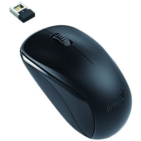 GENIUS Egér, vezeték nélküli, optikai, normál méret, GENIUS "NX-7000" fekete