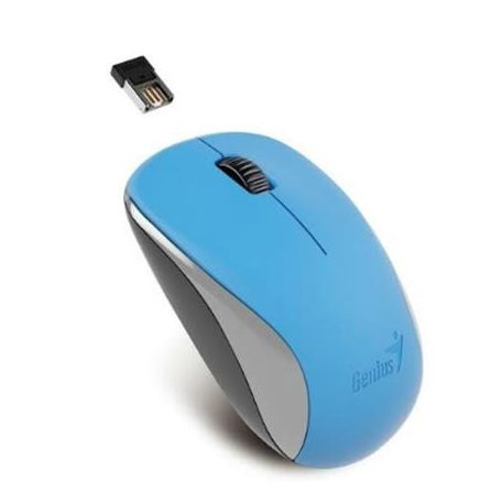 GENIUS Egér, vezeték nélküli, optikai, normál méret, GENIUS "NX-7000" kék