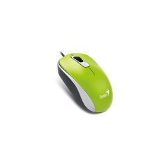   GENIUS Egér, vezetékes, optikai, normál méret, USB, GENIUS "DX-120", zöld