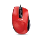 GENIUS Egér, vezetékes, optikai, normál méret, USB, GENIUS "DX-150X", piros