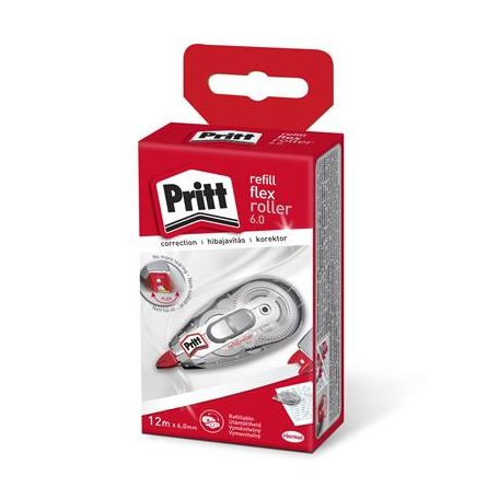 HENKEL Hibajavító roller, 6 mm x 12 m, utántölthető, HENKEL "Pritt Refill Roller"