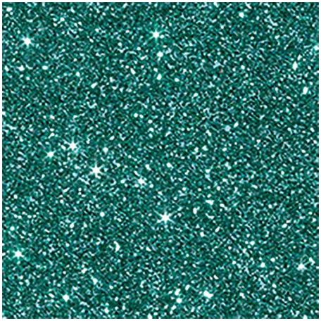 Glitterkarton, A4, 220 g, türkiz