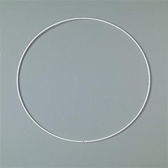 Fém karika, fehér, EFCO, 25 cm