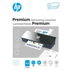   HP Meleglamináló fólia, 125 mikron, A4, fényes, 25 db, HP "Premium"