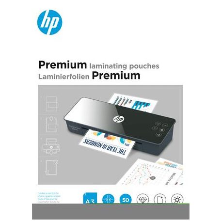 HP Meleglamináló fólia, 125 mikron, A3, fényes, 50 db, HP "Premium"