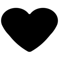 Mintalyukasztó, 25 mm, szív