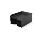 ALBA Irattálca, fém, 3 részes, ALBA, fekete