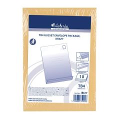   VICTORIA PAPER Redős-talpas tasak csomag, TB4, szilikonos, 40 mm talp, VICTORIA PAPER, barna kraft