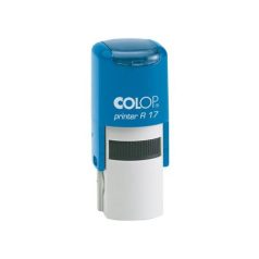   COLOP Bélyegző, kör, COLOP " Printer R 17", kék ház - kék párna