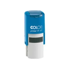   COLOP Bélyegző, kör, COLOP " Printer R 17", kék ház - kék párna