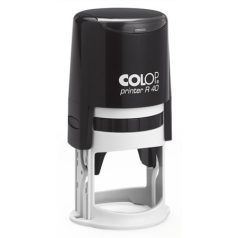   COLOP Bélyegző, kör, COLOP "Printer R 40", fekete cserepárnával