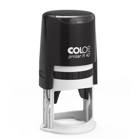 COLOP Bélyegző, kör, COLOP "Printer R 40", kék cserepárnával