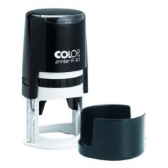   COLOP Bélyegző, kör, COLOP "Printer R 40", lila cserepárnával
