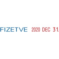   COLOP Dátum- és szövegbélyegző, 12 féle szöveggel, COLOP "S120/WD"