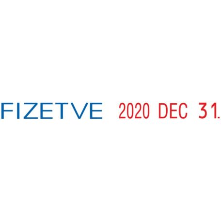 COLOP Dátum- és szövegbélyegző, 12 féle szöveggel, COLOP "S120/WD"