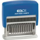 COLOP Számbélyegző, COLOP "S120/13", natúr filc párnával