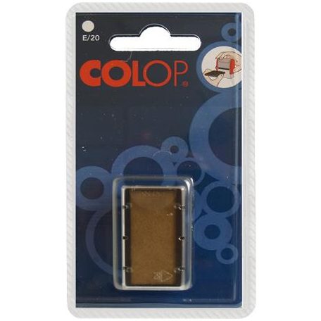 COLOP Bélyegző cserepárna, 2 db/bliszter, COLOP "E/20", natúr
