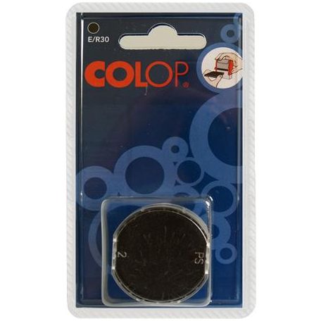 COLOP Bélyegző cserepárna, 2 db/bliszter, COLOP "E/30", fekete