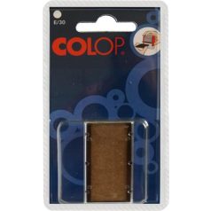   COLOP Bélyegző cserepárna, 2 db/bliszter, COLOP "E/30", natúr