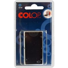   COLOP Bélyegző cserepárna, 2 db/bliszter, COLOP "E/40", fekete
