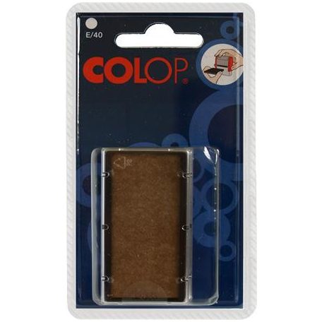 COLOP Bélyegző cserepárna, 2 db/bliszter, COLOP "E/40", natúr