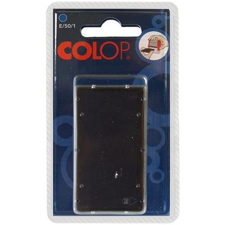 COLOP Bélyegző cserepárna, 2 db/bliszter, COLOP "E50/1", kék