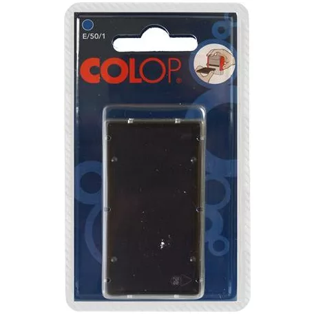 COLOP Bélyegző cserepárna, 2 db/bliszter, COLOP "E50/1", kék